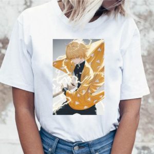 T shirt Demon Slayer Zenitsu pour femme