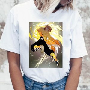 T shirt Demon Slayer Zenitsu pour femme