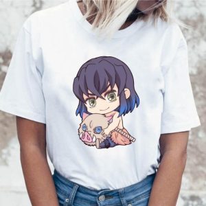 T shirt Demon Slayer Inosuke pour femme