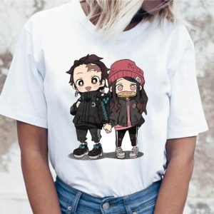 T shirt Demon Slayer Nezuko & Tanjiro pour femme