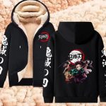 Veste demon slayer polaire à capuche