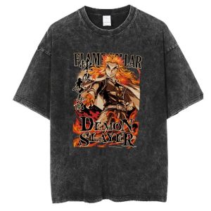T shirt Demon Slayer vintage Kyojuro Rengoku