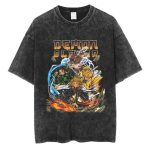 T shirt Demon Slayer rétro