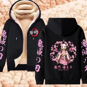 Veste demon slayer polaire Nezuko
