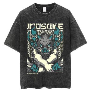 T shirt Demon Slayer Inosuke Souffle de la Bête