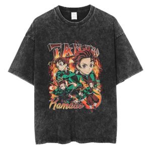 T shirt Demon Slayer vintage Tanjiro Kamado