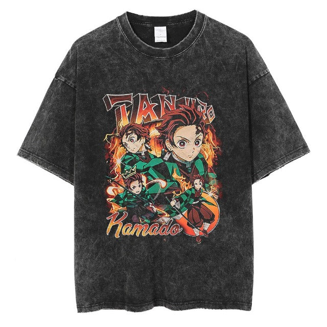 T shirt Demon Slayer vintage Tanjiro Kamado