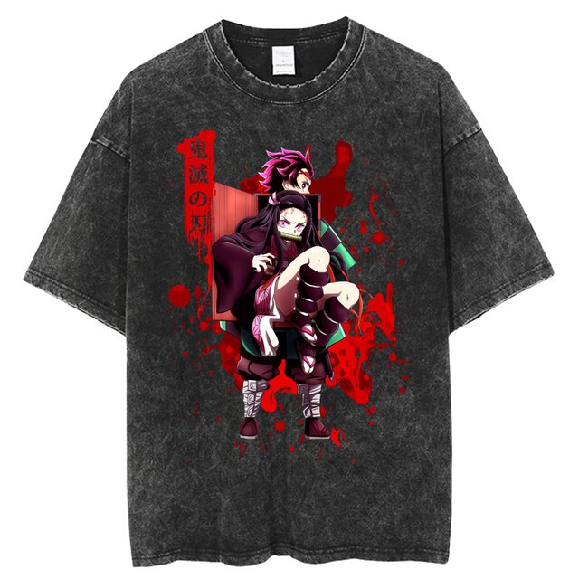 T shirt Demon Slayer Nezuko et Tanjiro