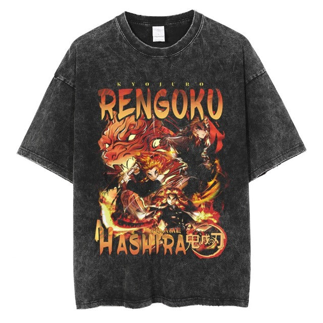 T shirt Demon Slayer Rengoku Hashira