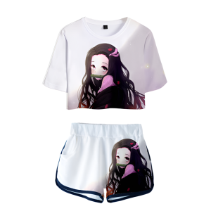 Pyjama demon slayer femme kamado blanc