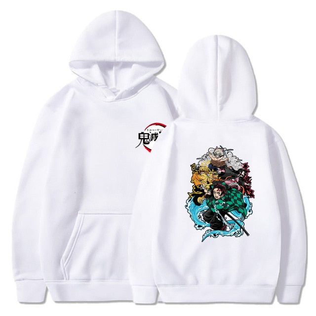 Sweat Demon Slayer à capuche unisexe – Image 4