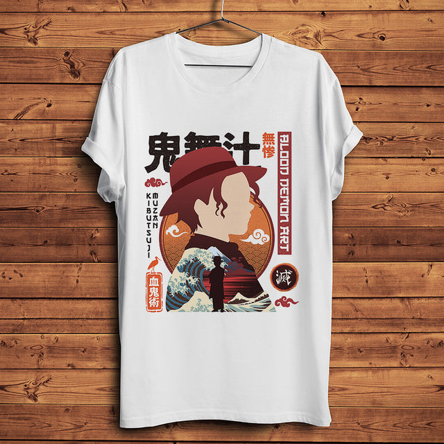 T shirt Demon Slayer Muzan Kibutsuji