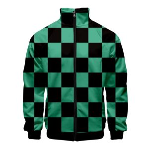 Veste Demon Slayer motif Tanjiro