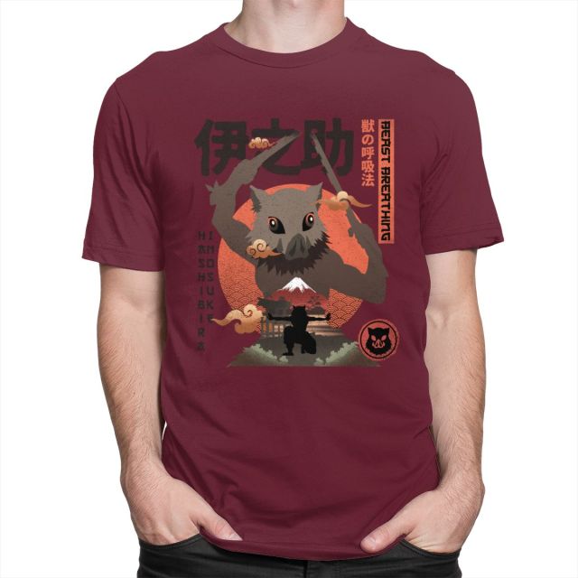 T shirt Demon Slayer Inosuke disponible en 6 couleurs, pour homme et femme – Image 6