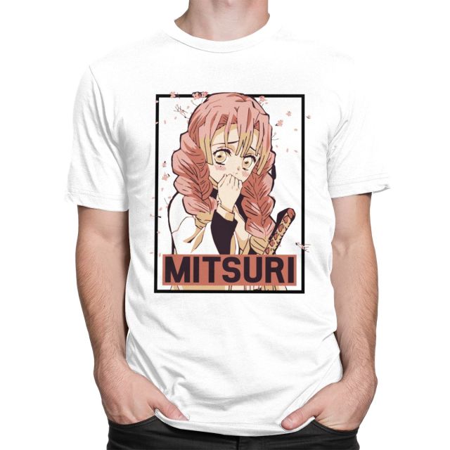 T shirt Demon Slayer Mitsuri floqué - 6 coloris - unisexe – Image 4
