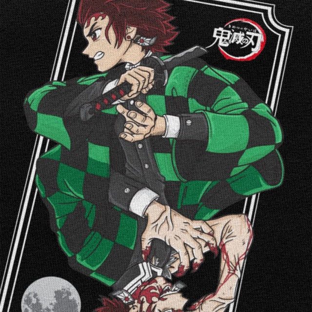 T shirt Demon Slayer Tanjiro floqué, choix de 6 couleurs, pour adultes unisexe – Image 8