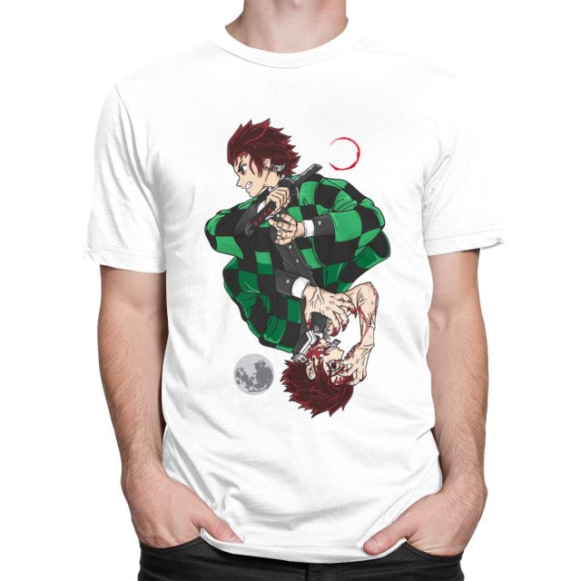 T shirt Demon Slayer Tanjiro floqué, choix de 6 couleurs, pour adultes unisexe – Image 3