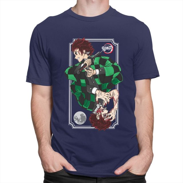 T shirt Demon Slayer Tanjiro floqué, choix de 6 couleurs, pour adultes unisexe – Image 5