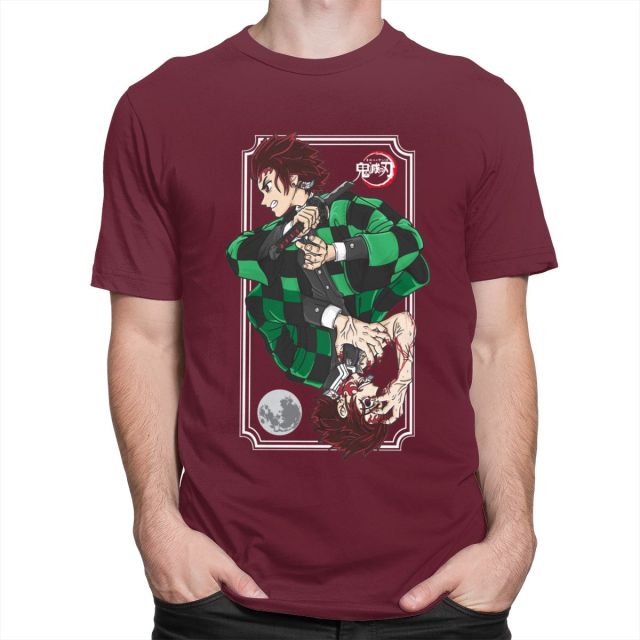T shirt Demon Slayer Tanjiro floqué, choix de 6 couleurs, pour adultes unisexe – Image 6