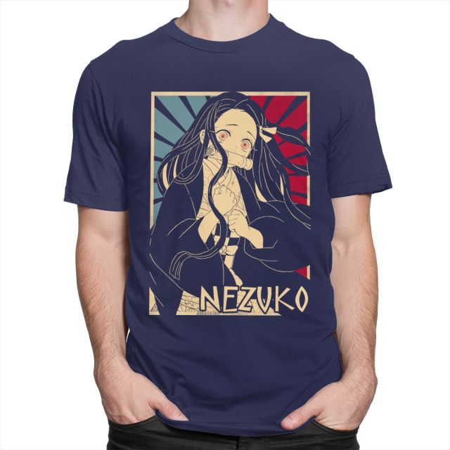 T shirt Demon Slayer Nezuko floqué, trois couleurs, unisexe – Image 3