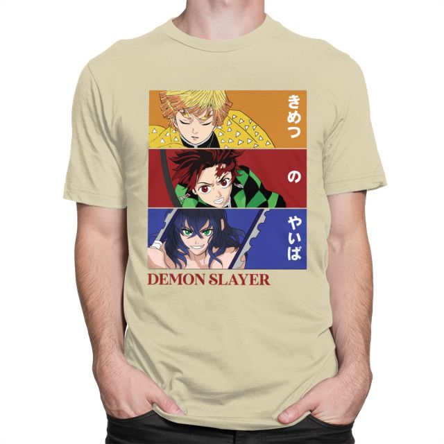 T shirt Demon Slayer floqué pour adultes, hommes et femmes - 6 coloris – Image 7