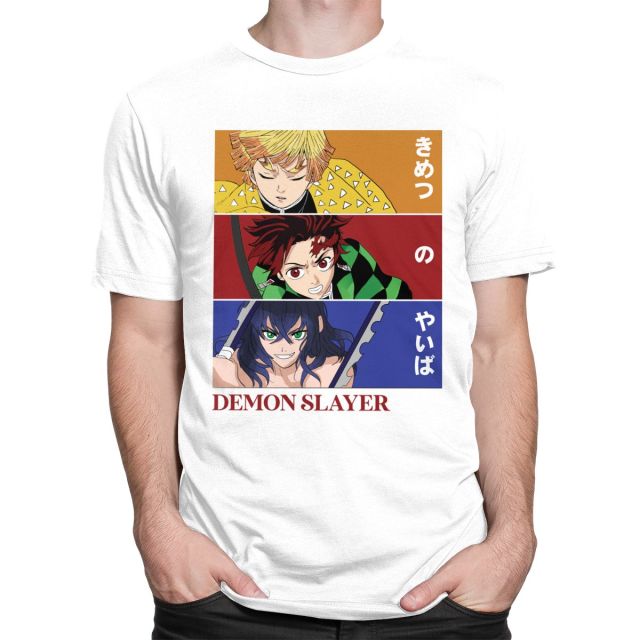 T shirt Demon Slayer floqué pour adultes, hommes et femmes - 6 coloris – Image 3