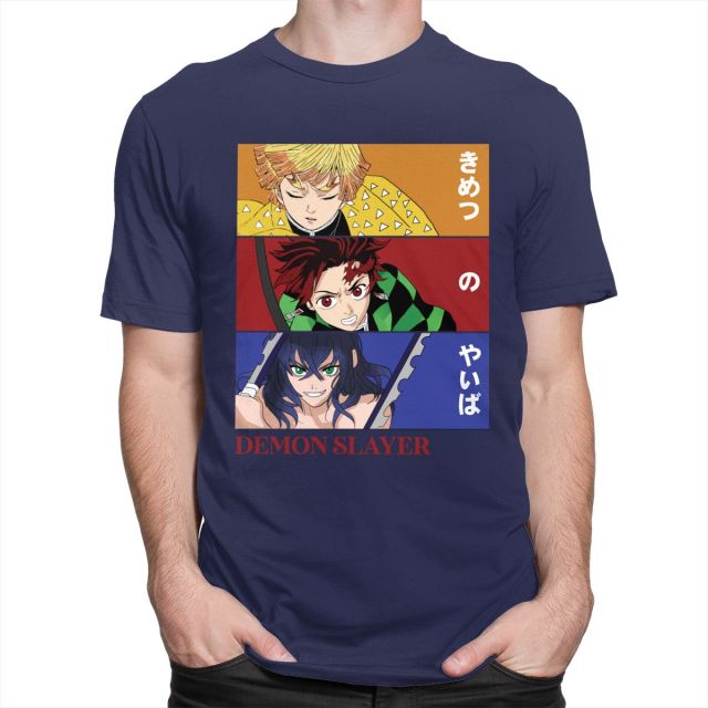 T shirt Demon Slayer floqué pour adultes, hommes et femmes - 6 coloris – Image 5