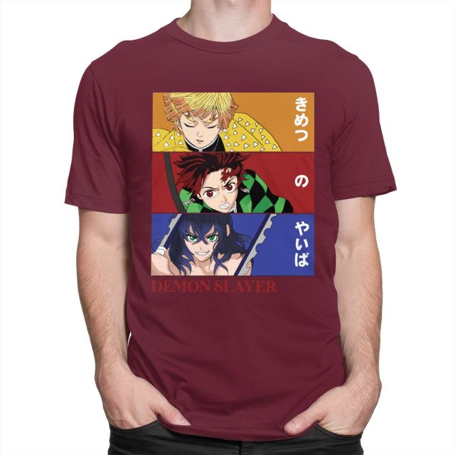 T shirt Demon Slayer floqué pour adultes, hommes et femmes - 6 coloris – Image 6