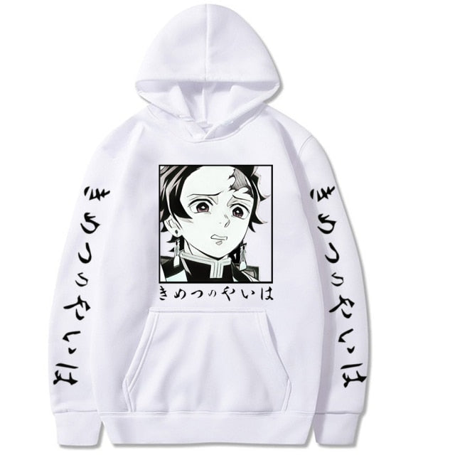 Sweat Demon Slayer Tanjiro à capuche unisexe – Image 4