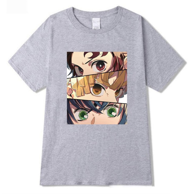 T shirt Demon Slayer floqué unisexe - 4 coloris – Image 4