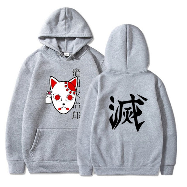 Sweat Demon Slayer capuche masque conjuration unisexe – Image 3