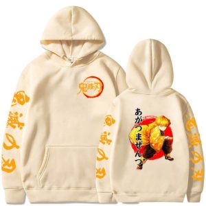 Sweat Demon Slayer Zenitsu Éclair Homme Femme Manches longues