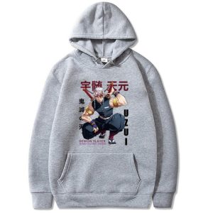 Sweat à Capuche Demon Slayer Tengen Uzui Adulte Homme Femme Manches Longues