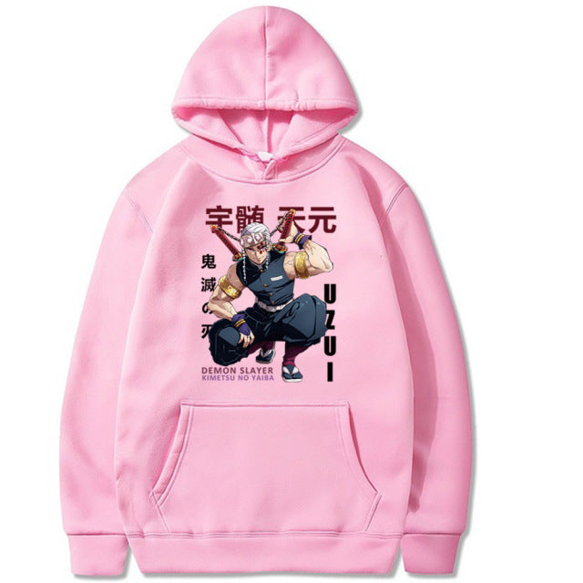 Sweat Demon Slayer à capuche Tengen Uzui unisexe – Image 3
