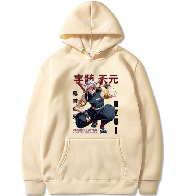 Sweat Demon Slayer à capuche Tengen Uzui unisexe – Image 4