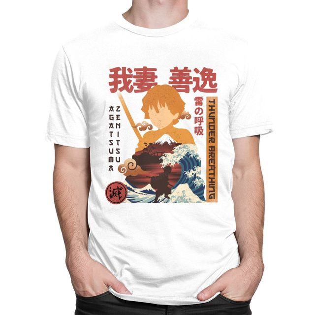 T shirt Demon Slayer Zenitsu Agatsuma éclair – Image 5