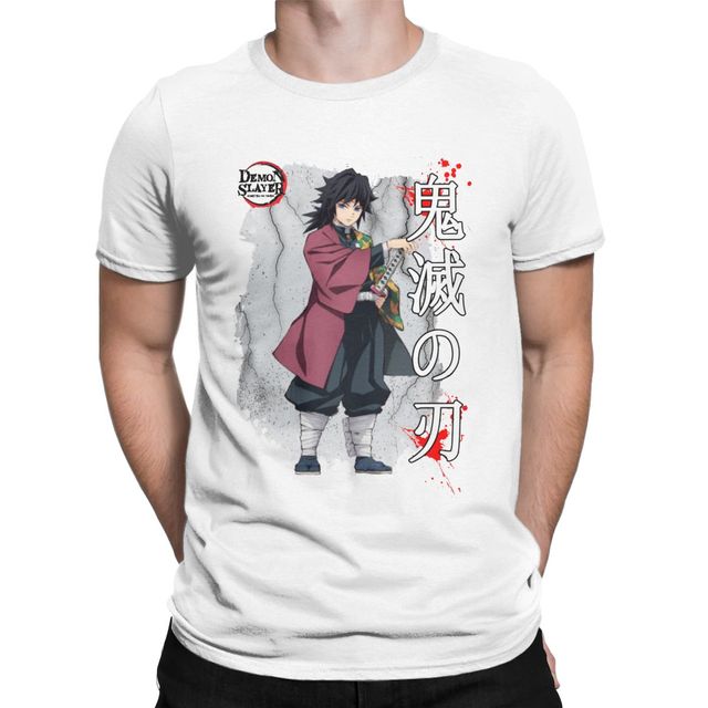 T shirt Demon Slayer Giyu Tomioka le Pilier – Image 3