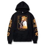 Sweat Demon Slayer Kyojuro Pillier de la Flamme Adulte Homme Femme Manches Longues