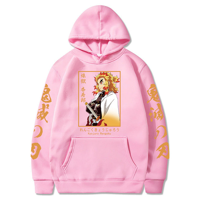 Sweat Demon Slayer Kyojuro Rengoku Flamme Unisexe – Image 7