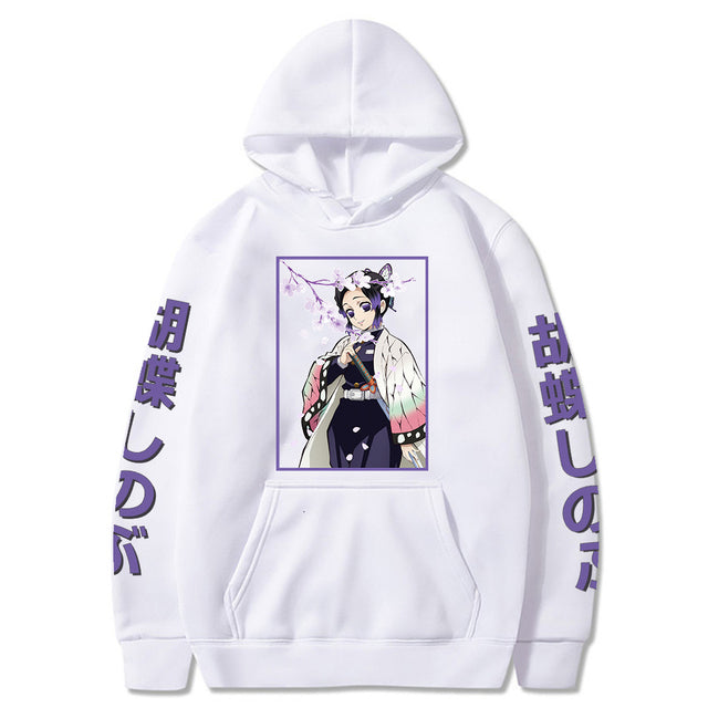Sweat Demon Slayer Shinobu mixte à manches longues