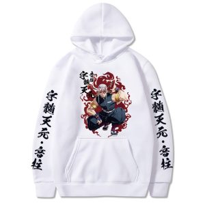 Sweat Demon Slayer capuche Tengen mixte manches longues