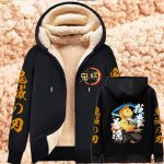 Veste demon slayer polaire Zenitsu